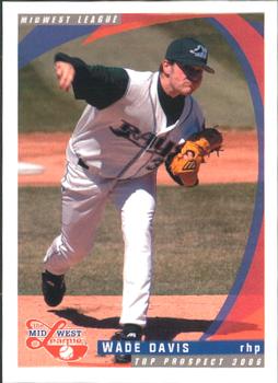 2006 Grandstand Midwest League Top Prospects #NNO Wade Davis Front