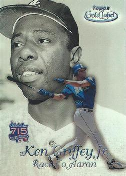 1999 Topps Gold Label - Race to Aaron Black #RA2 Ken Griffey Jr. Front