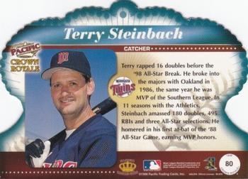 1998 Pacific Crown Royale #80 Terry Steinbach Back