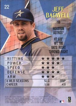 1999 Topps Stars - Foil #22 Jeff Bagwell  Back