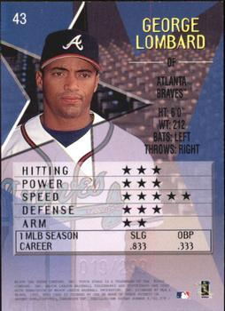 1999 Topps Stars - Foil #43 George Lombard  Back