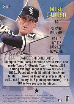 1999 Topps Stars - One Star #84 Mike Caruso Back