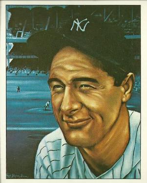 1983 TCMA 50 Years of New York Yankees All-Stars #15 Lou Gehrig Front