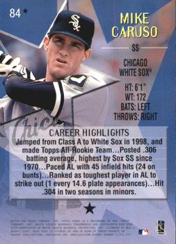 1999 Topps Stars - One Star Foil #84 Mike Caruso Back