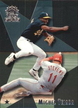 1999 Topps Stars - One Star Foil #89 Miguel Tejada Front