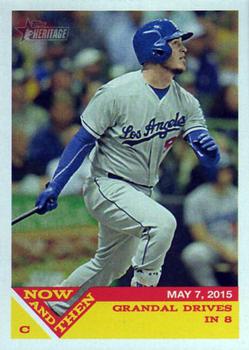 2015 Topps Heritage - Now and Then #NT-13 Yasmani Grandal Front