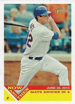 2015 Topps Heritage - Now and Then #NT-2 Steven Matz Front