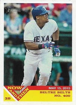 2015 Topps Heritage - Now and Then #NT-6 Adrian Beltre Front