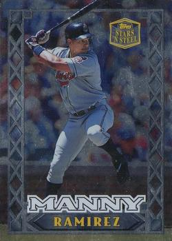 1999 Topps Stars 'N Steel #10 Manny Ramirez Front