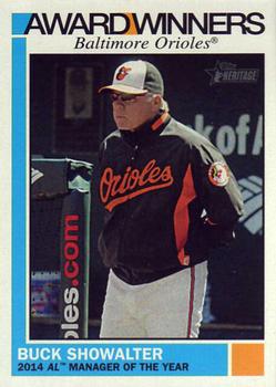 2015 Topps Heritage - Award Winners #AW-7 Buck Showalter Front
