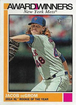 2015 Topps Heritage - Award Winners #AW-6 Jacob deGrom Front