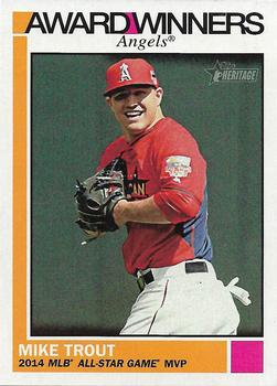 2015 Topps Heritage - Award Winners #AW-9 Mike Trout Front