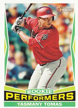 2015 Topps Heritage - Rookie Performers #RP-13 Yasmany Tomas Front