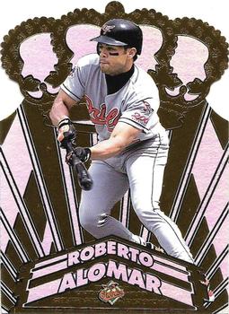 1998 Pacific - Gold Crown Die Cuts #4 Roberto Alomar Front
