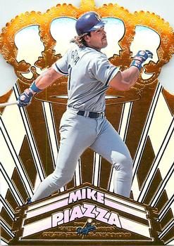 1998 Pacific - Gold Crown Die Cuts #21 Mike Piazza Front
