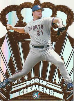1998 Pacific - Gold Crown Die Cuts #35 Roger Clemens Front