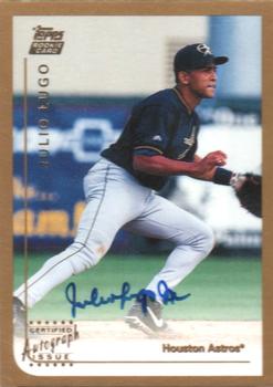 1999 Topps Traded and Rookies - Autographs #T5 Julio Lugo  Front