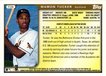 1999 Topps Traded and Rookies - Autographs #T39 Mamon Tucker  Back