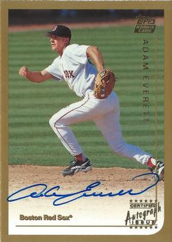 1999 Topps Traded and Rookies - Autographs #T48 Adam Everett  Front