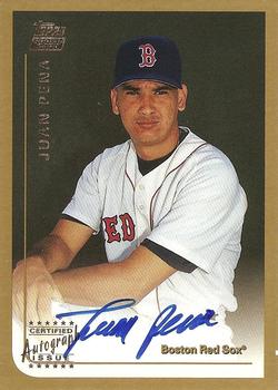 1999 Topps Traded and Rookies - Autographs #T49 Juan Pena  Front