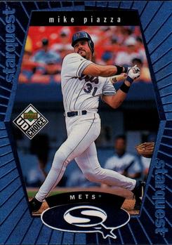 1999 UD Choice - StarQuest Blue #SQ6 Mike Piazza  Front