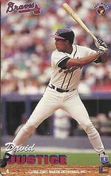 1994-95 Pro Mags #4 David Justice Front