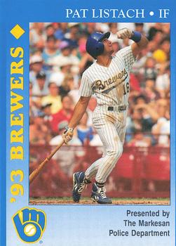 1993 Milwaukee Brewers Police - Markesan Police Department #NNO Pat Listach Front