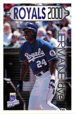 2000 Kansas City Royals Police #NNO Jermaine Dye Front