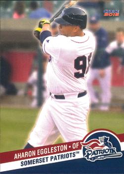 2015 Choice Somerset Patriots #15 Aharon Eggleston Front