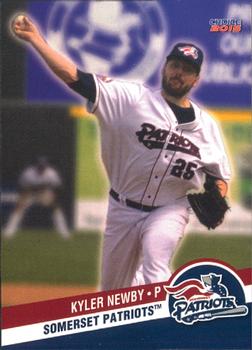 2015 Choice Somerset Patriots #23 Kyler Newby Front