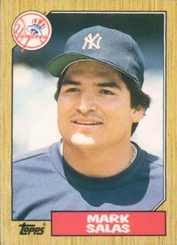 1987 Topps Traded #107T Mark Salas Front