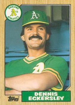 1987 Topps Traded #31T Dennis Eckersley Front