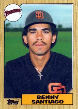 1987 Topps Traded #109T Benny Santiago Front