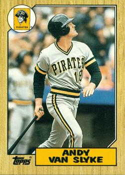 1987 Topps Traded #124T Andy Van Slyke Front