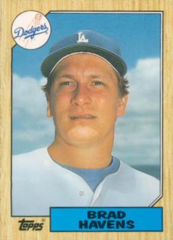 1987 Topps Traded #44T Brad Havens Front