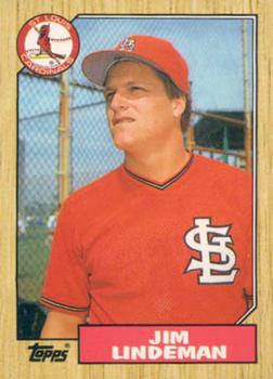 1987 Topps Traded #65T Jim Lindeman Front