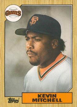 1987 Topps Traded #81T Kevin Mitchell Front