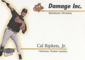 1999 Ultra - Damage Inc. #3 DI Cal Ripken, Jr. Front