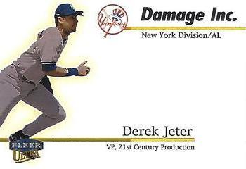 1999 Ultra - Damage Inc. #5 DI Derek Jeter  Front