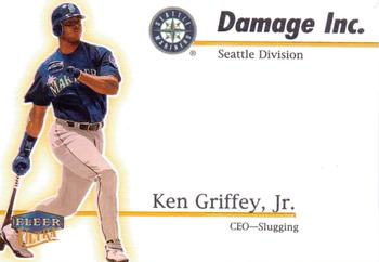 1999 Ultra - Damage Inc. #8 DI Ken Griffey, Jr. Front
