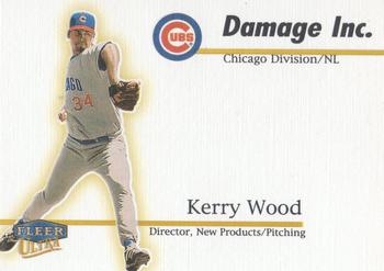 1999 Ultra - Damage Inc. #9 DI Kerry Wood  Front