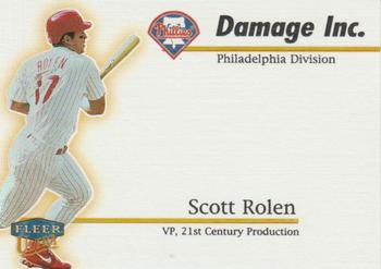 1999 Ultra - Damage Inc. #13 DI Scott Rolen  Front