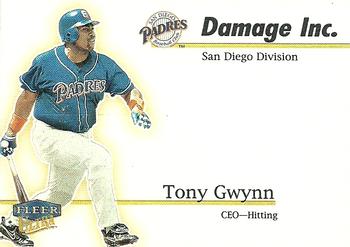 1999 Ultra - Damage Inc. #14 DI Tony Gwynn  Front