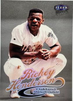 1999 Ultra - Platinum Medallion #170P Rickey Henderson  Front