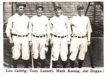 1975 TCMA 1927 New York Yankees #NNO Lou Gehrig / Tony Lazzeri / Mark Koenig / Joe Dugan Front