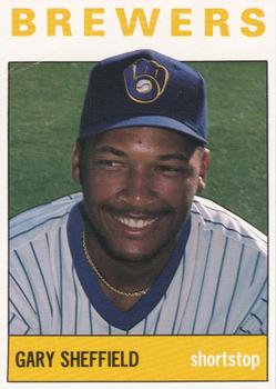 1989 SCD Baseball Card Price Guide Monthly #8 Gary Sheffield Front