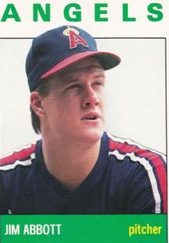 1989 SCD Baseball Card Price Guide Monthly #11 Jim Abbott Front