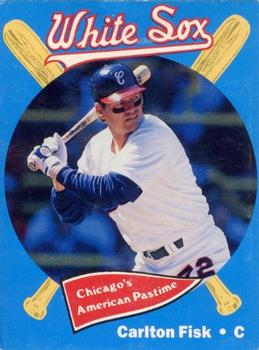 1989 Coca-Cola Chicago White Sox  #8 Carlton Fisk Front
