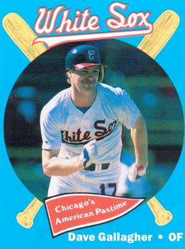 1989 Coca-Cola Chicago White Sox  #9 Dave Gallagher Front