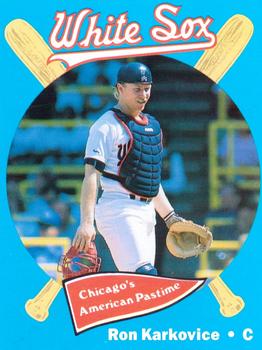 1989 Coca-Cola Chicago White Sox  #13 Ron Karkovice Front
